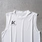 VIXST  Sleeveless Shirt【WHITE】